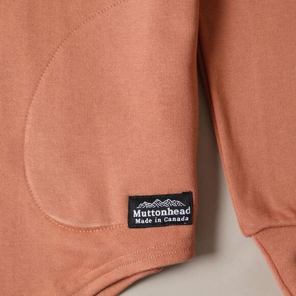 Muttonhead Unisex Cloud Fleece Bamboo Camping Hoodie Terra Cotta - Picture 11 of 13